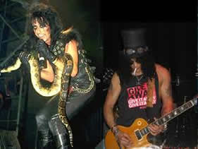 alice Cooper and Slash