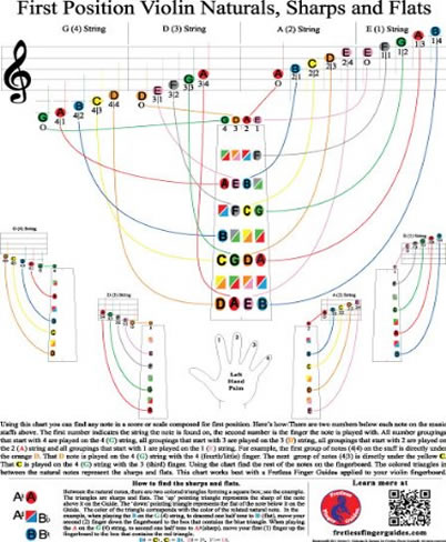 violin notes picture