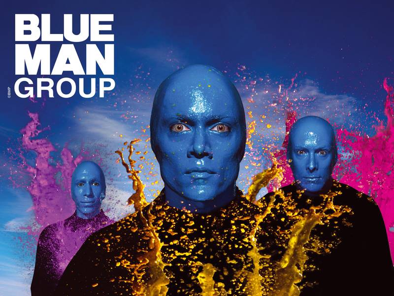 blue men show