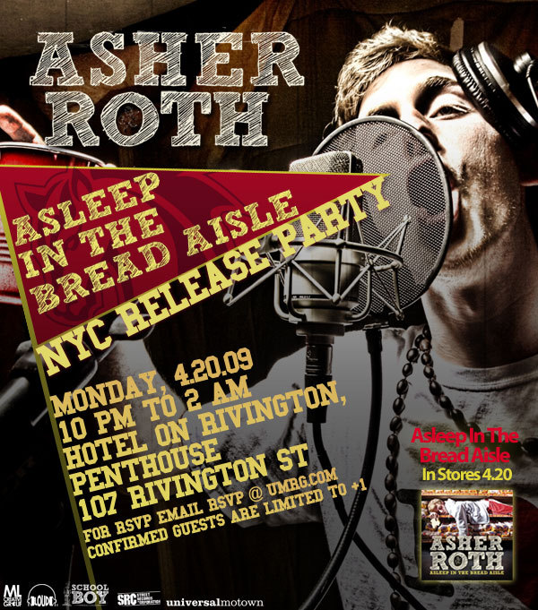 Asher roth upcoming event