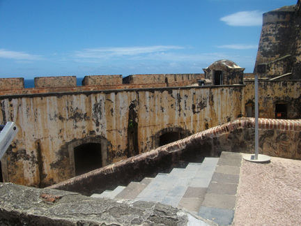 Inside of El Morro