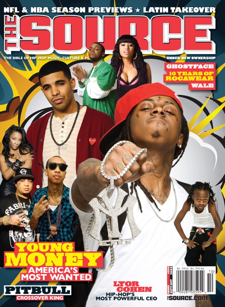 Young Money on a magizine cover